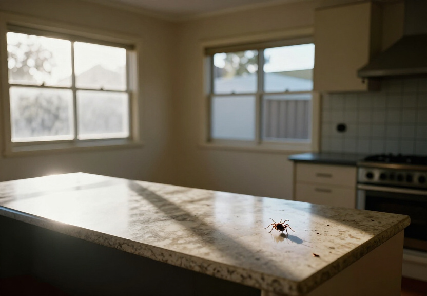 Ant trail in a Busby home before treatment